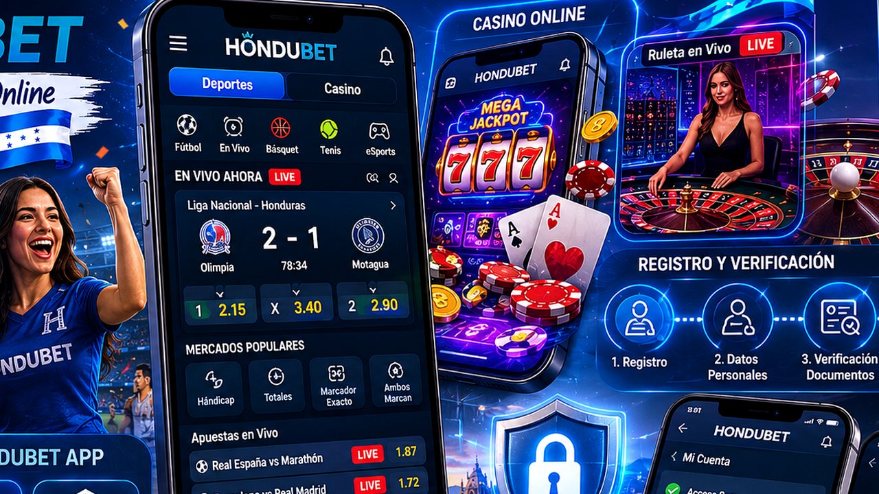Hondubet app Honduras cuenta móvil apuestas y casino online